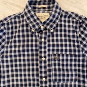 Abercrombie & Fitch Plaid Long Sleeve Button Down